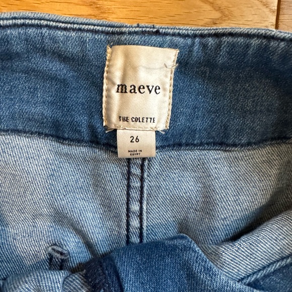 The Colette Crop High-Rise Wide Leg Jeans by Maeve - Picture 7 of 7